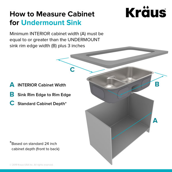 KRAUS Ellis All-in-One Undermount Stainless Steel 32 in. 50/50 Double Bowl Kitchen  Sink with Commercial Pull-Down Faucet KCA-1200 - The Home Depot