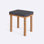 Tabouret d'appoint en bois massif pour chambre et vestibule Potter