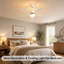Ventilateur de plafond moderne à intensité variable de 42 po avec lumières DEL à intensité variable de 3 couleurs, moteur à courant continu réversible à 6 vitesses, télécommande pour le salon de la chambre à coucher-603118435-603118237