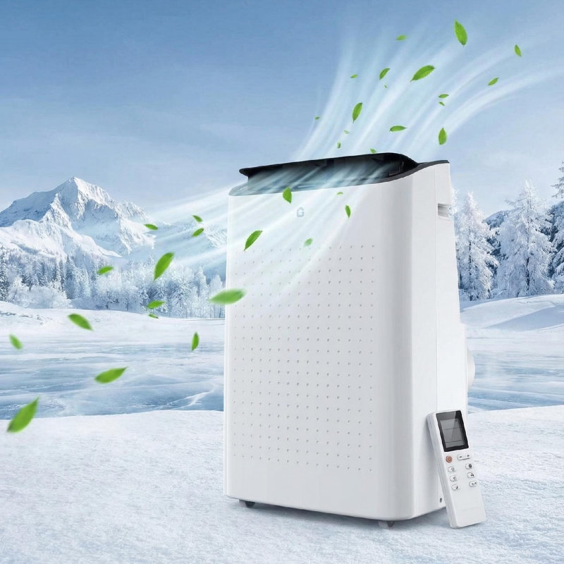 Unité de climatisation 3 en 1 de 14 000 BTU, avec déshumidificateur et mode ventilateur