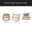 Chaise et table d'appoint