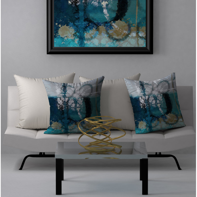 Housse de coussin carrée/insert, 18 po x 18 po