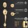 Springdale Handleset with Single Cylinder Deadbolt and Door Knob