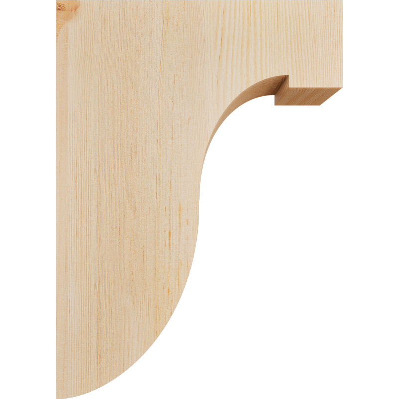Del Monte Corbel, H 16 po x l 3,5 po x P 12 po, Sapin de Douglas, Lisse