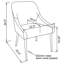 Ensemble de 2 chaises d'appoint Barnay