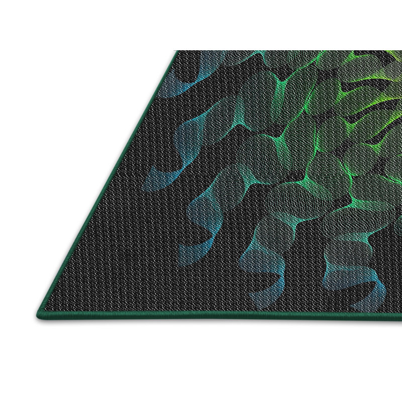 Tapis noir, Rectangle 5 pi x 7 pi