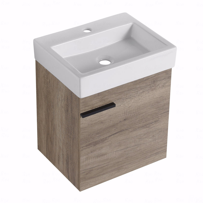 Meuble-lavabo 18 po avec comptoir, petit meuble-lavabo et lavabo