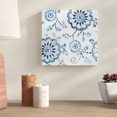 «Indigo Sampler II», peinture sur toile