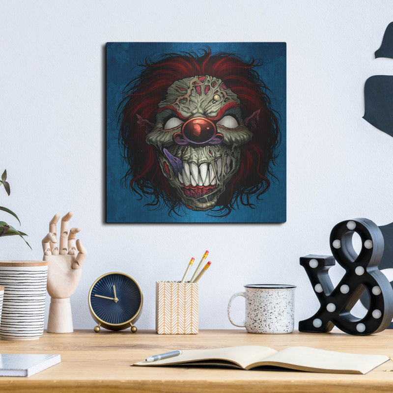 «Evil Clown 1» par Flyland Designs, H 12 po x l 12 po