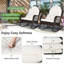 Chaise berçante en polyéthylène Zelmiro