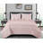 Pre-Washed Solid Cotton Soft-Finished Ruffled Quilt Set-1375963192-1394939963