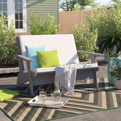 POLYWOOD x Sol 72 Modern Deep Seating Loveseat