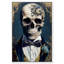 «Golden Navy Skull», reproduction d'art sur toile par Notoriart-105317237-112247410