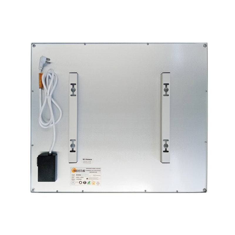 Chaufferette murale électrique sans cadre de la collection Web HEXSTAR, 450 W, 1,535.50