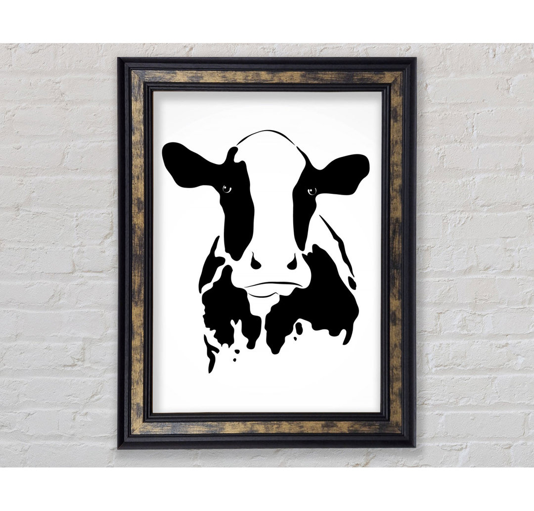 Here's Looking At You Cow - Einzelner Bilderrahmen Kunstdrucke