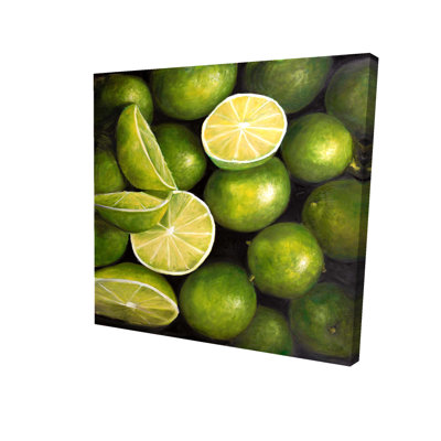 " Basket Of Limes Fruit "