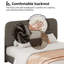Ensemble de lit plateforme tapissier 3 pièces Bensu Boucle-2124061834-2124061839