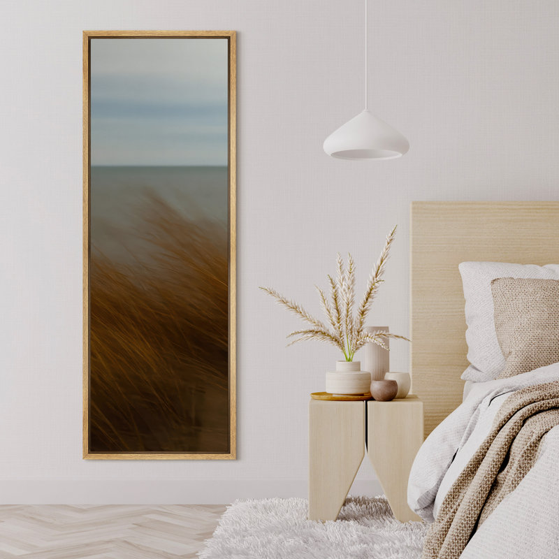 «Beach Landscape», impression sur toile encadrée océan, Naturel, H 60 po x l 20 po