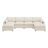 Abramson Upholstered U-Shaped Chenille Sectional Cloud Sofa-1419851169