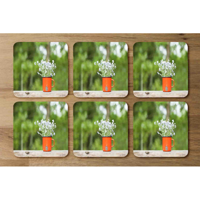 Murrow Square 6 Piece Coaster Set