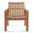 Kenmare Modern Rustic Acacia Wood Outdoor Lounge Chair with Slatted Back and Curved Seat-125238883-129684001