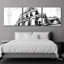 «Icon Architecture I» par Ethan Harper, art mural en verre acrylique, ensemble de 3 pièces, 72 po x 24 po-101578627