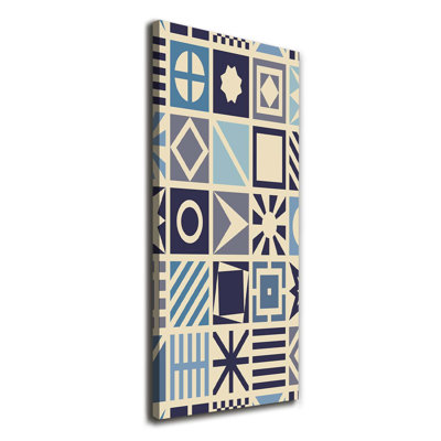 Geometric Background - Wrapped Canvas Print