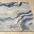 Marble Abstract Blue/Gold Area Rug-812993222