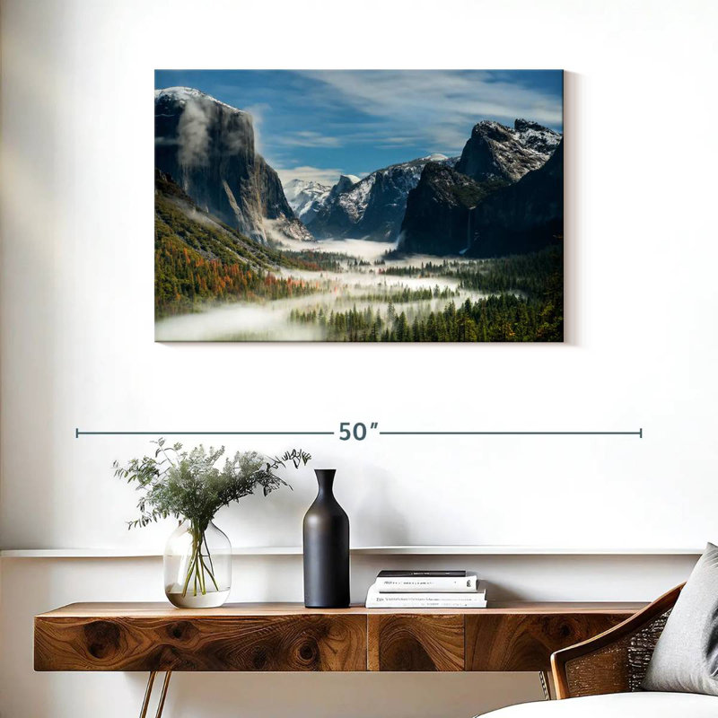 Alvord Yosemite Fog Valley, H 24 po x l 36 po