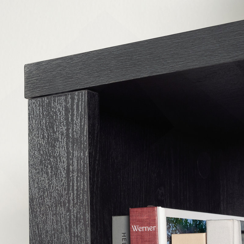 Bahut de bibliothèque moderne avec tablettes réglables et solutions de rangement intelligentes pour les espaces compacts.