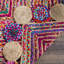 Tapis rouge tissé à la main Herzig-1556508398