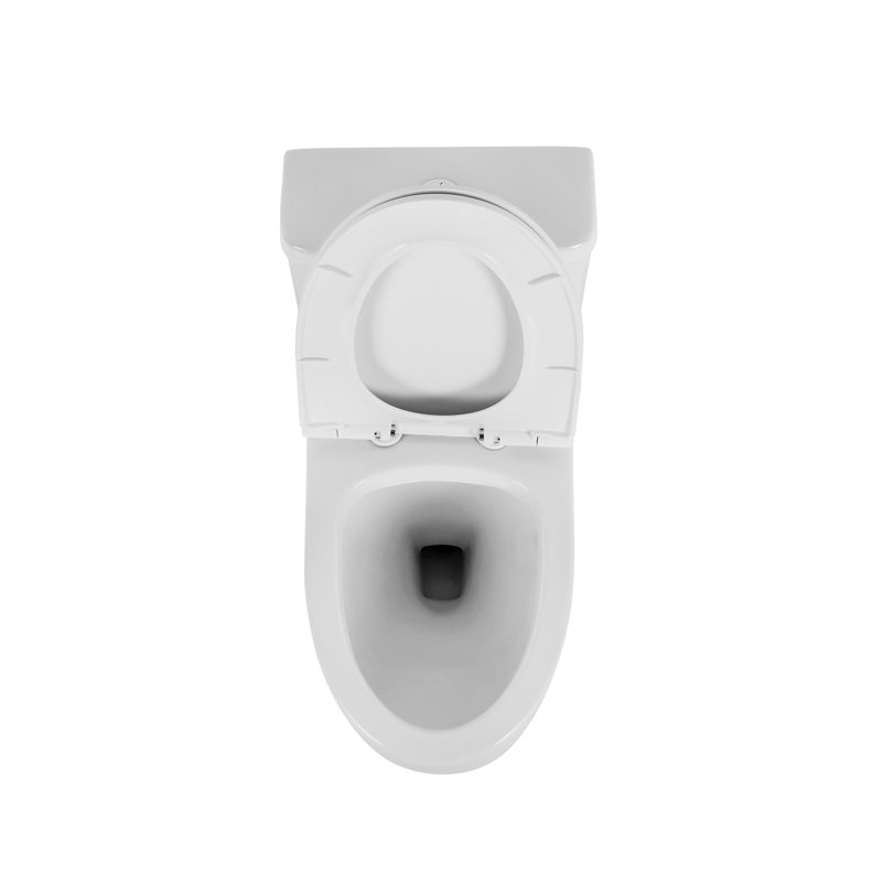 1.1/1.6 Ceramic Toilet, Elongated, White, Comfortable, Soft Close Seat, & , T036wt White Toilet With , Elongated Bowl, Comfort Height,