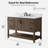 Floyd 48'' Single Bathroom Vanity with Engineered Stone Top-1801428309