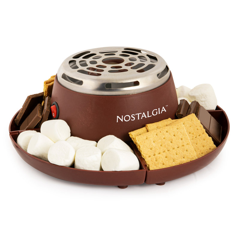 Machine à s'mores électrique Nostalgia NMSM100BR