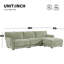 Canapé modulaire style L 110 po de style élégant avec coussin de siège extra large, USB et chargeur de type C-193683709