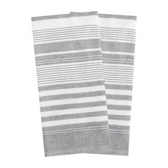 T-fal Textiles 6 Pack Solid & Check Parquet Kitchen Dish Towel Cloth Set -  On Sale - Bed Bath & Beyond - 15635089