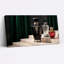 Art sur toile marches noires et rouges-133469802