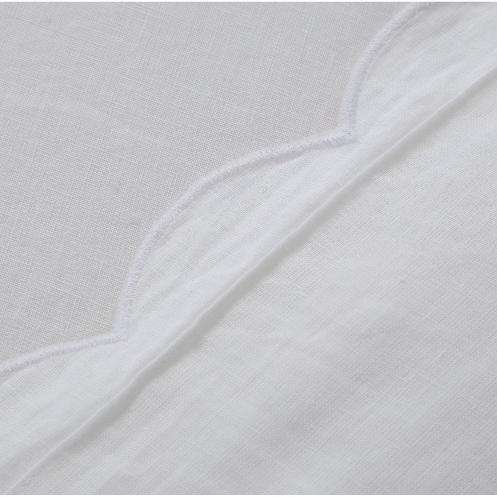 Kelly Linen Sham, White, King