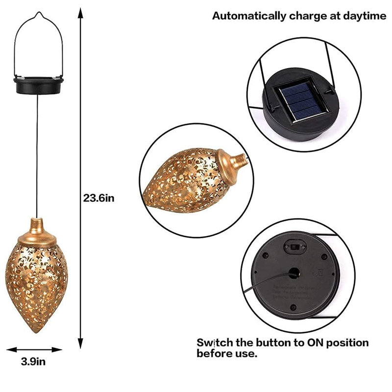 Drossett LED Outdoor Hanging Lantern