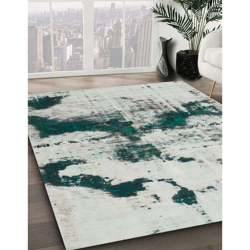 Valleyview Abstract Indoor Rug, Square 5'
