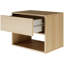 50cm W Manufactured Wood Bedside Table