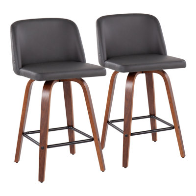Tabouret de comptoir pivotant 25,5 Lakyia