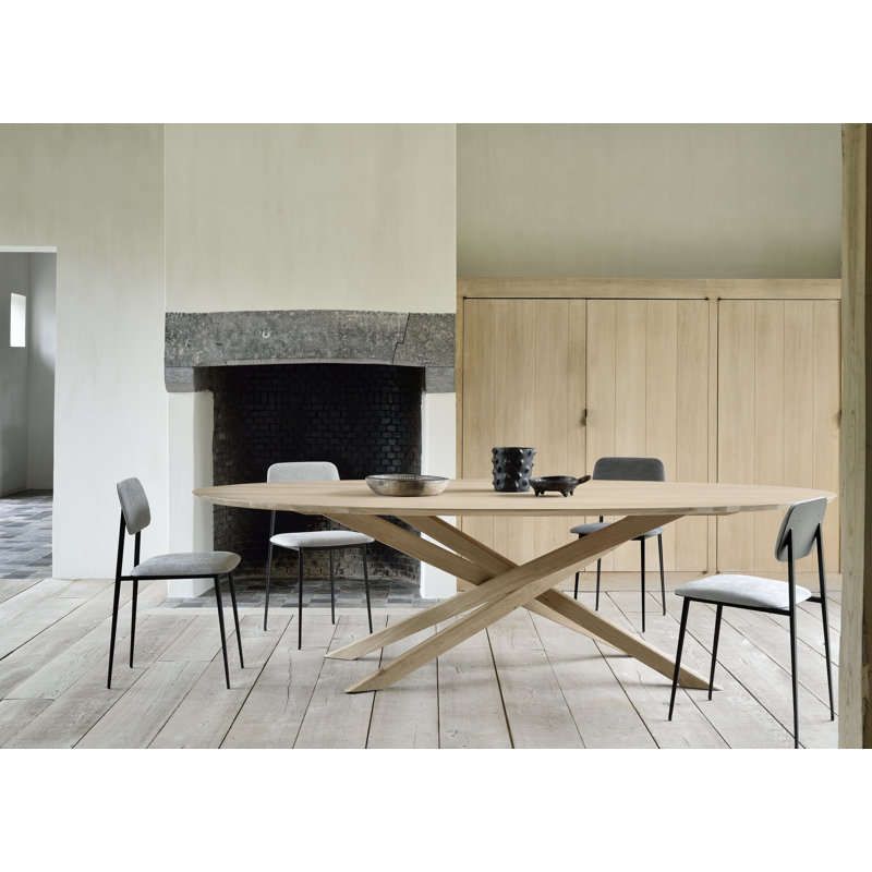 Mikado Oval Solid Oak Dining Table