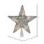 10 Light x 12.5" LED 5 Point Star Tree Top, Warm White LED Mini Lights.-1256982526