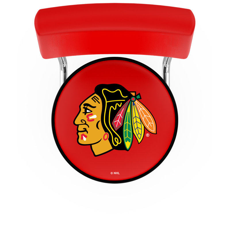 Tabouret tournant 25 "avec coussin NHL, Chicago Blackhawks - Red