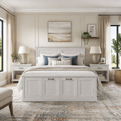 Horizontal Murphy Bed with Cabinet and Space-Saving Design