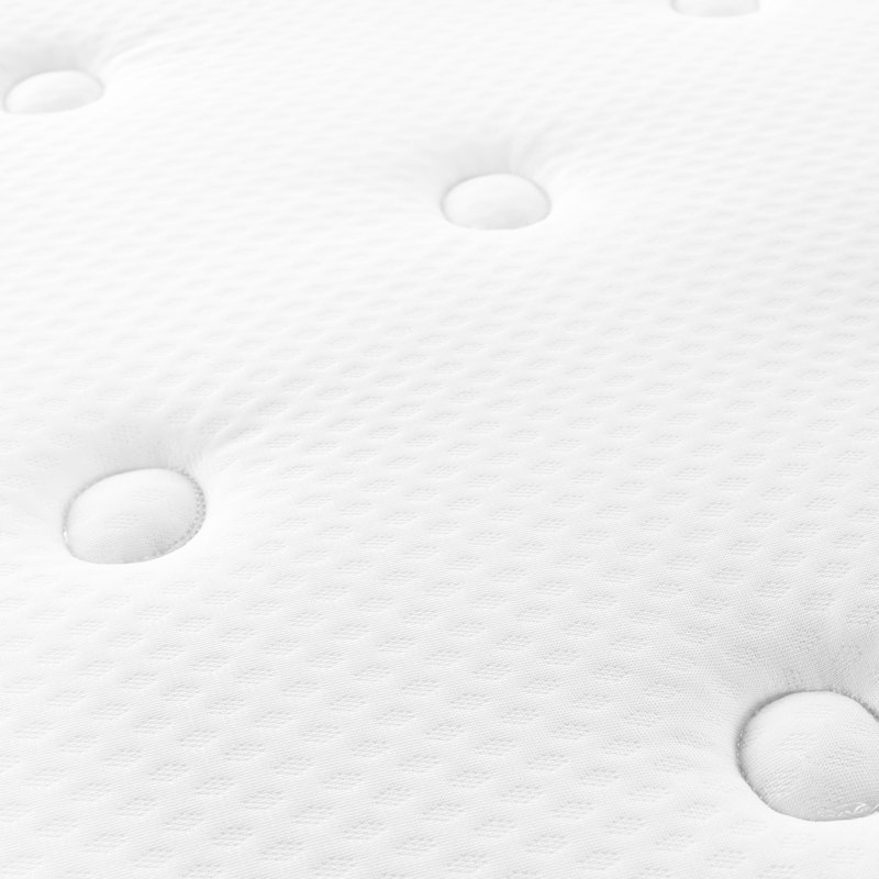 Matelas ferme grand pour matelas 6 po avec mousse - La housse en tricot extensible améliore l'expérience de sommeil. La mémoire gélifiée soulage la hanche, l'épaule et le cou.