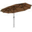 Parasol de patio 13 pi avec 12 baleines robustes Arlmont & Co.-327076545