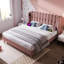 Upholstered Bed With Usb Linen-1069487454-1069487453