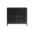 Ceara Black Finish Console Cabinet